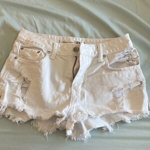 Lovers and friends denim shorts white